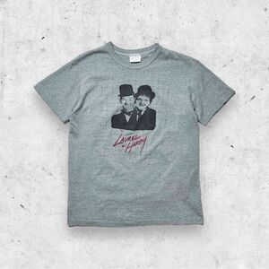 Vtg 80s The Return of Laurel & Hardy Shirt, USA Silent Film, Comedy Sketch TV